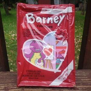 Vintage Hallmark Barney Valentines Cards